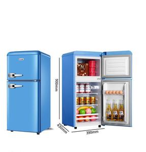 Réfrigérateur compact américain rétro à double porte de 72 L, idéal pour la maison, le dortoir ou le bureau – Équipement intelligent - Product Image 2
