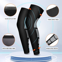 Manchons de Compression en Spandex Très Élastiques pour Mollets, Jambières de Basketball, Genouillères pour Athlètes et Sportifs