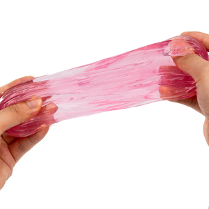 Encantadora masilla de cristal transparente de melocotón ecológico DIY Slime para niños - Product Image 6