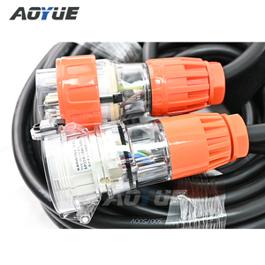 Cable de Alimentación Trifásico de 5 Núcleos y 6 mm² H07RN-F 32A 500V IP66, Conector para Amplificador PA, Longitud Personalizada - Product Image 4