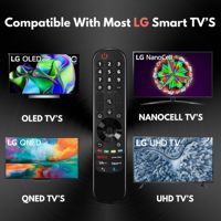 Remplacement pour télécommande magique pour LG Smart TV,MR21GA MR22GA MR23GA AKB76039901 avec pointeur et fonction vocale infrarouge