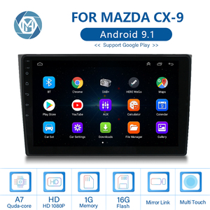 Radio de coche Android de 9 pulgadas, reproductor de vídeo Multimedia de Audio estéreo, navegación GPS integrada para vehículos Mazda CX9 2006-2016 <span class=keywords><strong>CX</strong></span> 9- - Product Image 2