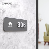 Enseigne lumineuse LED 3D en acrylique pour numéro de maison extérieur de mariage avec éclairage publicitaire à usage résidentiel