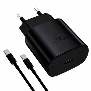 2026 Trending Product 25W PD Type C Travel Cargador Adapter Super Fast Charging Wall Charger with Cable for Samsung - Product Image 3