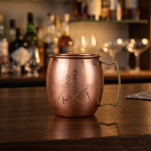Taza de Cobre para Moscow Mule de Verano Sheeraz International, Taza Esmaltada para Bar, Utensilios de Cocina, Taza de Cobre Resistente para Beber - Product Image 2
