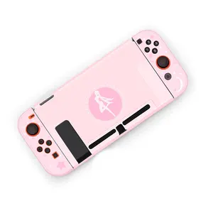 Coque de protection pour Console Nintendo Switch, rose, nouvelle collection