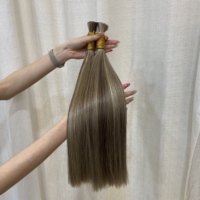 Extensiones de Cabello Natural Ruso al por Mayor, Cabello Humano Virgen SDD, Cabello Remy con Cutícula Alineada, Extensiones de Cabello Natural