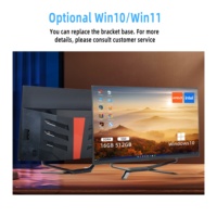 PC de bureau tout-en-un professionnel OEM 27 pouces incurvé FHD IPS, Intel Core I5-11300H Hexa-Core 4,5 GHz, 16 Go DDR4, 512 Go SSD, Win 10/11 Pro