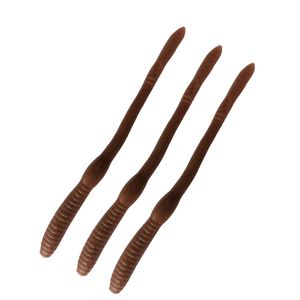 Señuelos blandos de silicona Weiyu de 11 cm, tipo gusano, para pesca, 10 unidades/bolsa, para río y lago, listos para enviar - Product Image 2