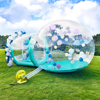 Tente transparente gonflable de 3,5 m² pour cérémonie de mariage et location événementielle, dôme à bulles en PVC transparent, vente en gros