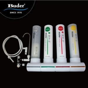 Système de purification d'eau par ultrafiltration manuel 4 étapes pour comptoir «Taiwan Buder» 50 GPD, filtre à fibres creuses, durée de vie du filtre de 18 mois - Product Image 6