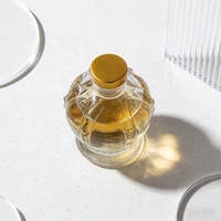 Diffuseur de parfum en verre de luxe 100 ml, logo personnalisé, couleur disponible, pour aromathérapie, contenant parfumé