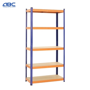 ABCTOOLS Étagère de rangement métallique à 5 niveaux de qualité commerciale, robuste et réglable, en acier, <span class=keywords><strong>pour</strong></span> garage, entrepôt, garde-manger - Product Image 3