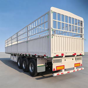 Remorques de transport de bétail, moutons et animaux d'élevage, 2 ou 3 essieux, semi-remorque à clôture - Product Image 4