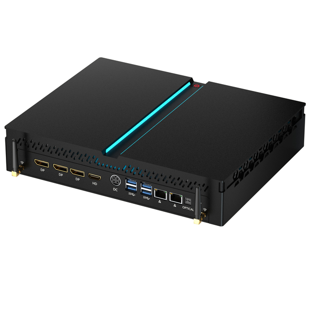 2025 Model Intel Core I9 13900F RTX4070 12G Mini Gaming Computer Top Performance Unique Display 2HD+2DP 8USB DDR5 AU Plug New