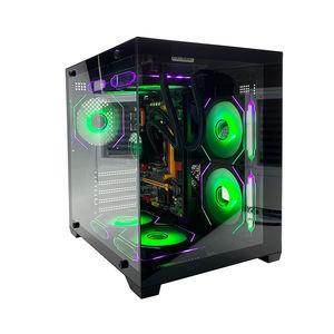 Pcooling เคส PC แบบออกแบบได้เองรุ่นใหม่สำหรับ ITX Gamer เคสคอมพิวเตอร์แผงกระจกเคสพีซีตู้ทาวเวอร์ - Product Image 5