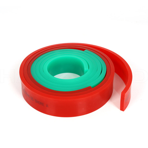 Nhà Máy Giá <span class=keywords><strong>durometer</strong></span> <span class=keywords><strong>Polyurethane</strong></span> đôi lưỡi giống cây chổi Màn hình in ấn với nhôm xử lý - Product Image 2