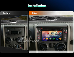 <span class=keywords><strong>Autoradio</strong></span> Android 14 6,2 pouces avec CarPlay sans fil, 4G, DAB, DSP, écran partagé, GPS intégré pour Jeep Chrysler <span class=keywords><strong>Dodge</strong></span> ES6562J - Product Image 3