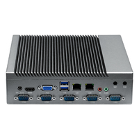 Ordenador Industrial HDM1, USB, VGA, LAN, puerto paralelo serial, i3, i5, i7, minipc industrial sin ventilador, x86