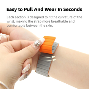 Bracelet magnétique amélioré pour montre connectée <span class=keywords><strong>Garmin</strong></span> <span class=keywords><strong>235</strong></span>, à libération rapide, en silicone étanche, réglable, léger, bracelet de sport pour hommes - Product Image 6