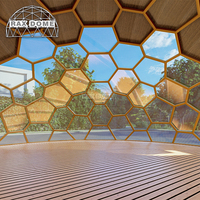 RAXDOME Tente dôme en verre géodésique isolée personnalisée pour l'éco-glamping en Europe