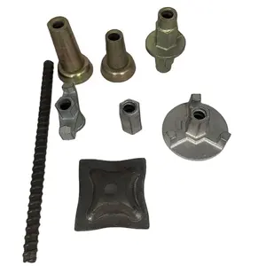 tie rod system used counter plate hex nuts formwork wing nuts form tie nut for concrete