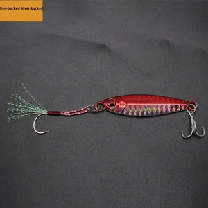 Esca Artificiale in Ferro con Gancio a Taglio e Scanalatura per <span class=keywords><strong>Pesca</strong></span> in Acqua Salata, 7-30g, Attrezzatura da <span class=keywords><strong>Pesca</strong></span> - Product Image 4