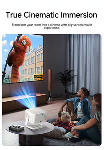 KL/OEM 2025 Projecteur LCD 4K à succès 800 Lumens 1+8G Android 13 120 Pouces Auto-focus Lampe LED Stéréo HIFI Portable Intérieur T1 - Product Image 5