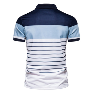 Vente flash, nouveaux polos en coton 100% de qualité professionnelle, logo personnalisé, polos de golf en sublimation pour hommes - Product Image 3