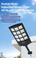 Farola LED Solar Integrada a Prueba de Explosiones, IP67 Impermeable, Ángulo de Haz de 240x70, Iluminación Trilateral Directa