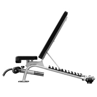 Chaise de fitness professionnelle multifonctionnelle, banc d'haltères moderne, équipement d'entraînement pour press à plat