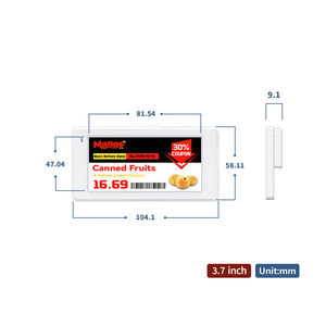 Không dây ESL kỹ thuật số giá tag E-ink hiển thị không thấm nước thân thiện với môi dễ dàng cài đặt đa kích thước cho siêu thị - Product Image 5
