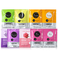 Kit professionnel de spa et de soin des pieds à la gelée et aux sels - Kit de pédicure à la gelée cristalline pour bain de pieds - Poudre de gelée relaxante pour bain de pieds spa