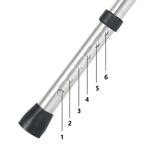 Déambulateur Wanying Walker en acier inoxydable réglable pour l'aide à la marche des personnes âgées - Product Image 3