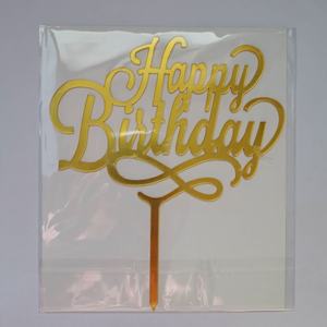 Decorazioni per <span class=keywords><strong>torta</strong></span> di buon compleanno personalizzate in acrilico per la laurea natalizia pasqua Halloween anno nuovo decorazioni per feste forniture - Product Image 3