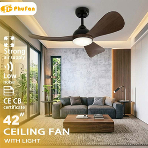 Ventilador <span class=keywords><strong>de</strong></span> Techo Eléctrico <span class=keywords><strong>de</strong></span> 42 Pulgadas con Motor <span class=keywords><strong>de</strong></span> Corriente Continua, Luz LED, Control Remoto y Aplicación Inteligente, 6 Velocidades, Bajo Nivel <span class=keywords><strong>de</strong></span> Ruido - Product Image 1