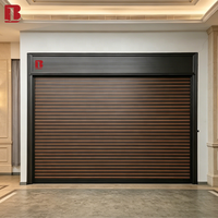 Bolang - Porte de garage électrique à enroulement en alliage d'aluminium personnalisé, avec moustiquaire en acier galvanisé 304 intégrée