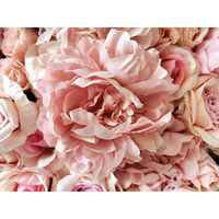 Offre Spéciale soie artificielle mur de fleurs de mariage décoration de toile de fond