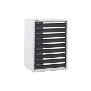 D33A100C01004 cassone da lavoro in acciaio inox 9 cassetti/carrello per officina dimensioni W 714 X D 726 X H 1000 mm - Product Image 1