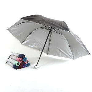 Portable 190T Pongee Modern Dual-folding Fully-<b>Automatic</b> Windproof UV Travel <b>Umbrella</b> Straight Handle Customized Color Logo - Product Image 5