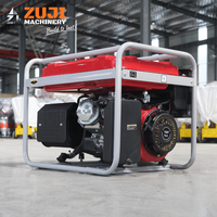 Groupe électrogène à essence ZUJI 7800e, démarrage électrique, puissance de sortie 3,4-10 kW, certifié ISO9001, réservoir de carburant 15L, vente en gros usine