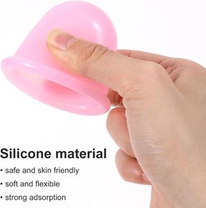 Soldes : Masseur facial en silicone de haute qualité pour thérapie par ventouses – Écologique, pratique, matériau sain et sûr pour tous les types de peau - Product Image 3