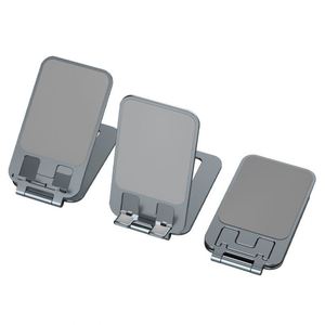 X323-1 ที่วางโทรศัพท์แบบพับได้แบบพกพา ที่วางแท็บเล็ตแบบปรับได้ ขาตั้งอะลูมิเนียมอัลลอยด์แบบปรับได้ ขาตั้งกันลื่นสำหรับ - Product Image 2