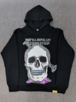 Sweat à capuche décontracté pour homme en coton 100% hiver, imprimé numérique noir avec motif 'THAT'S AWFUL LOT of Cough Syrup'