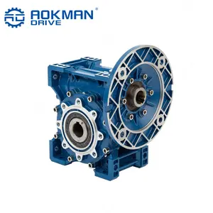 AOKAMN High Torque RV Series Motor de engranaje helicoidal Reductor de caja de cambios con brida de entrada y salida