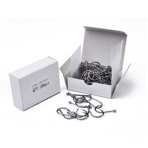 Sz003 Zachte Worm Vishaak Prikkeld Koolstofstaal Enkele Haak Van Hoge Kwaliteit <span class=keywords><strong>3</strong></span> # - 15 # Vishaken - Product Image 4