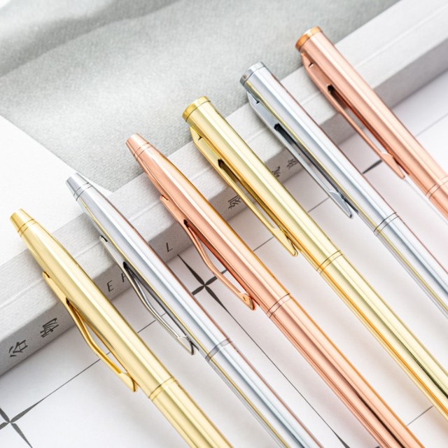 Ball Point Pen Blue Black Red Orange Pink White Yellow