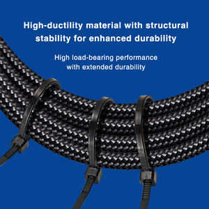 Attaches de câble en nylon 66 de haute qualité, résistantes aux UV, à la corrosion, libérables, avec indice de résistance au feu 94HB, 2,5 mm x 100 mm - Product Image 5