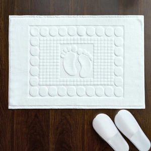 Tapis de <span class=keywords><strong>sol</strong></span> 100 % coton pour hôtel 5 étoiles - Tapis épais antidérapant super absorbant pour salle de bain, toilettes et entrée de salle de lavage - Product Image 4