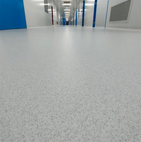 Peinture époxy pour sols à effet marbre coloré au quartz, résistante aux rayures, auto-nivelante, pratique pour la construction